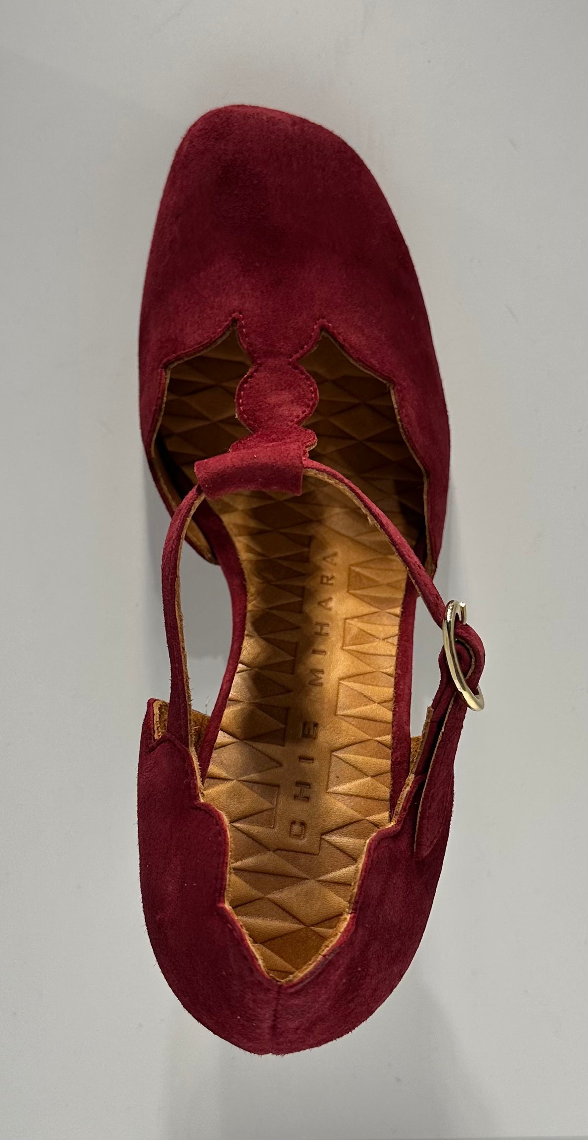 Chie Mihara - Faga Granate T80 camoscio bordò