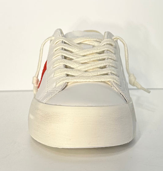 D.A.T.E. Hillow Calf White-Orange