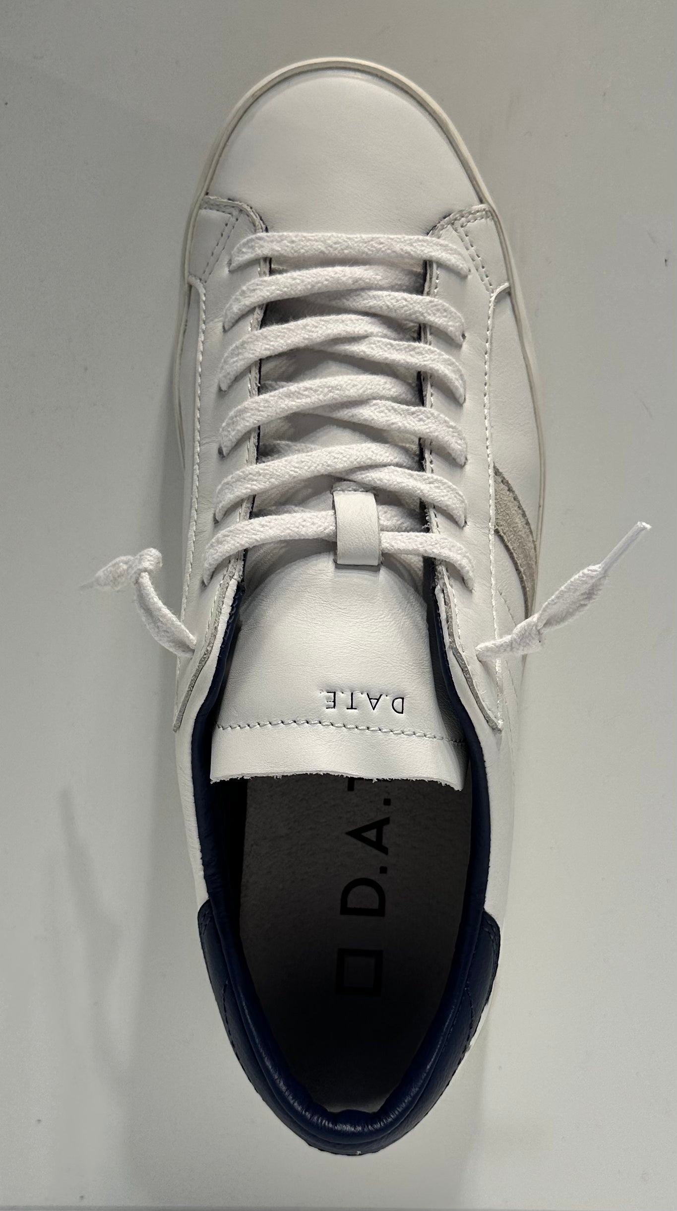 D.A.T.E. Hillow Calf White-Blue