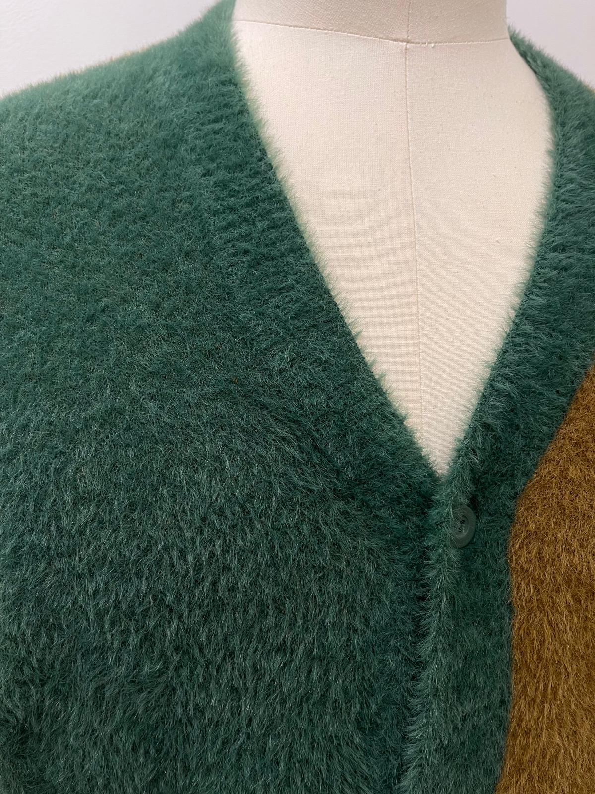 Huf cardigan bicolore