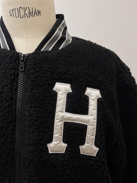 Huf giacca pile con logo