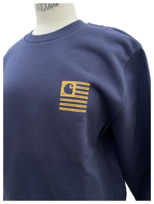 Carhartt felpa con logo grande