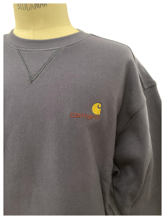 Carhartt felpa blu con logo
