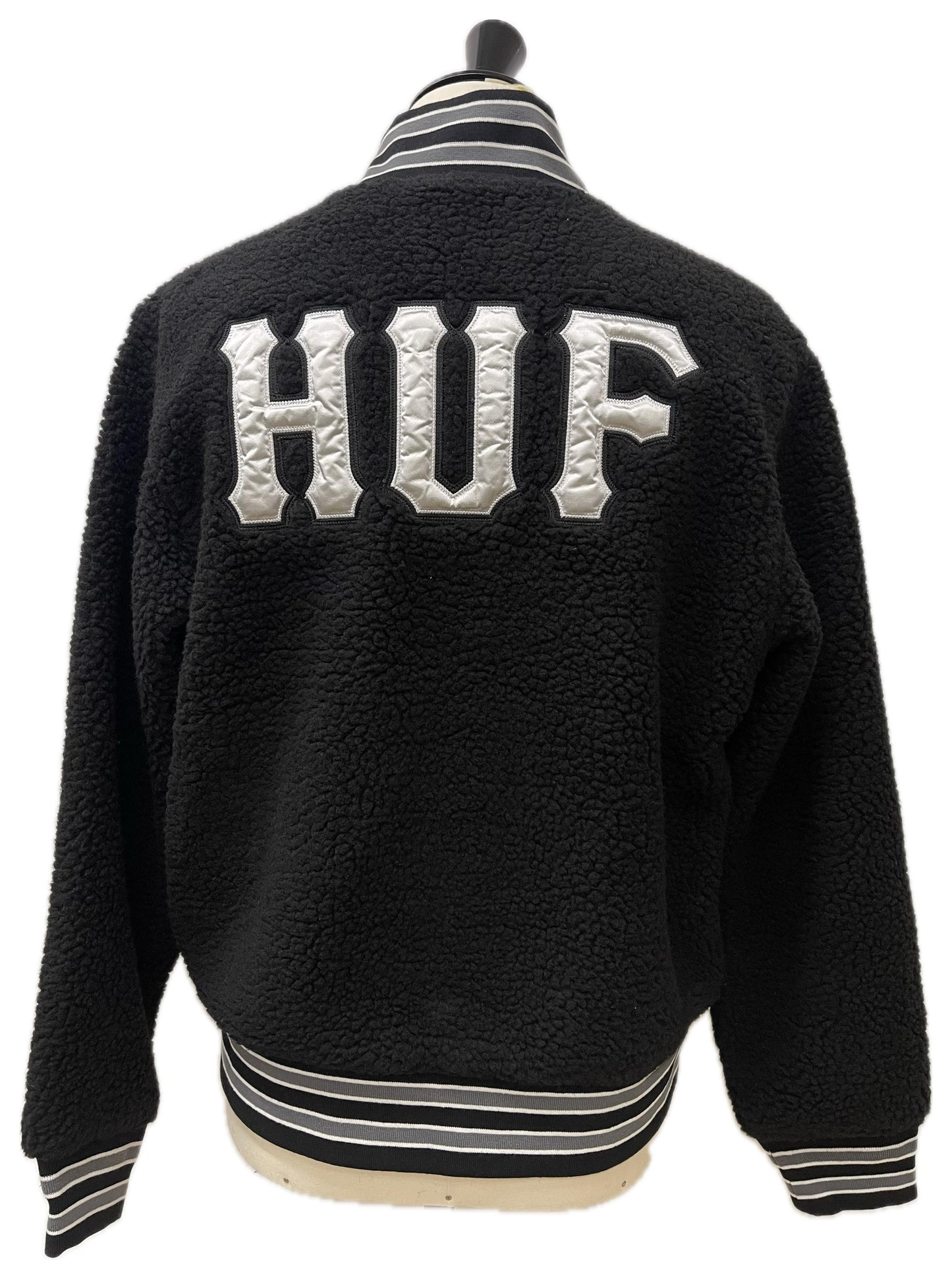 Huf giacca pile con logo