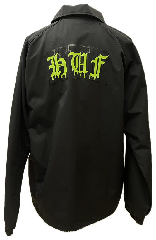 Huf giacca impermeabile logo fluo