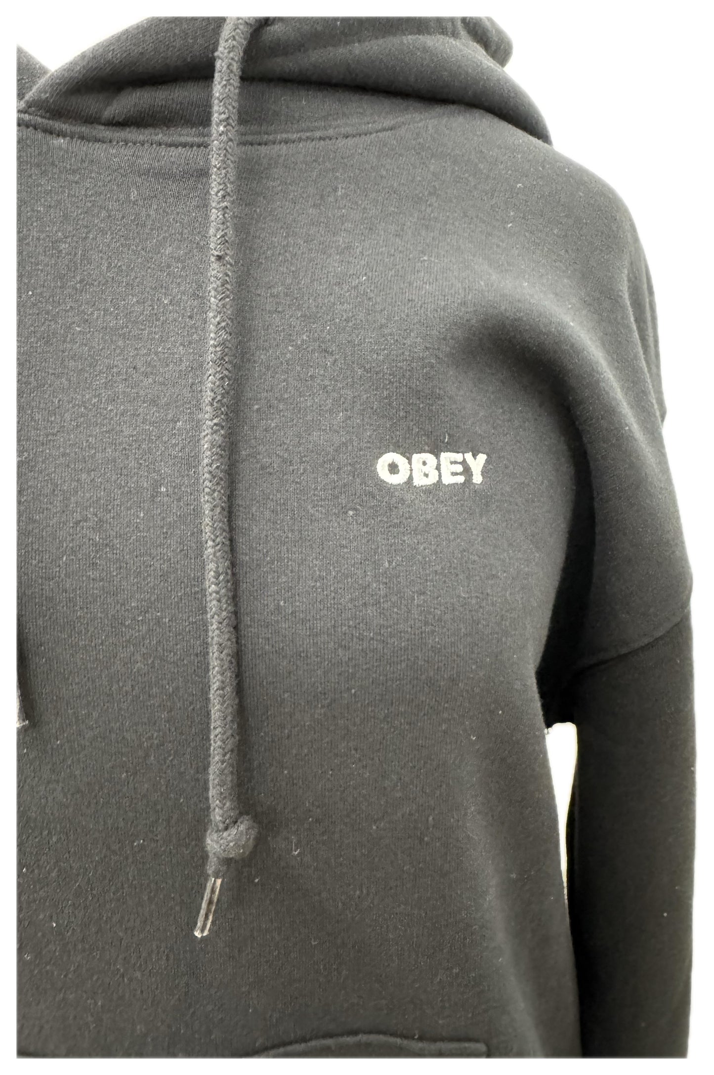 Obey felpa con cappuccio e logo sul petto