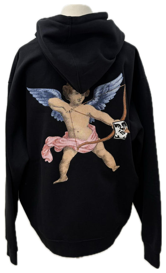 Obey felpa con stampa davanti e retro