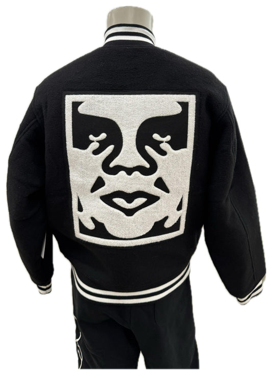 Obey giacca con stampa