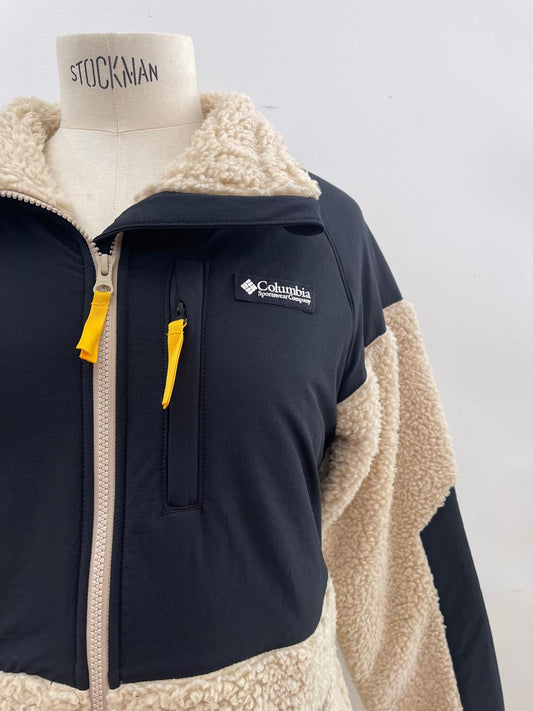 Columbia maglione con tasche e pelo