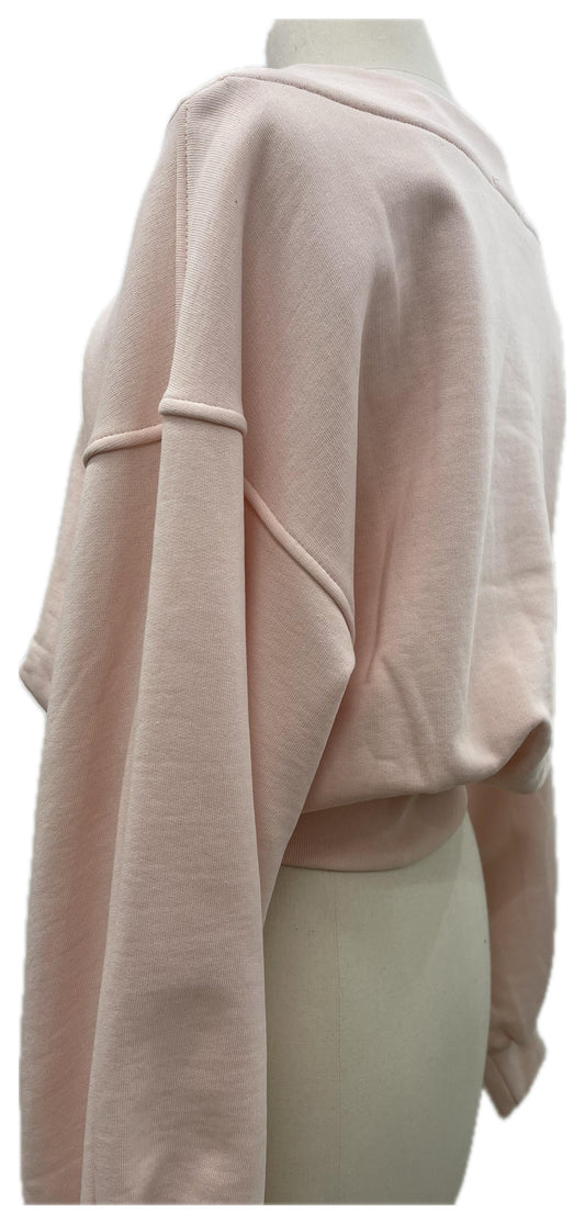 Hinnominate felpa con scollo a v