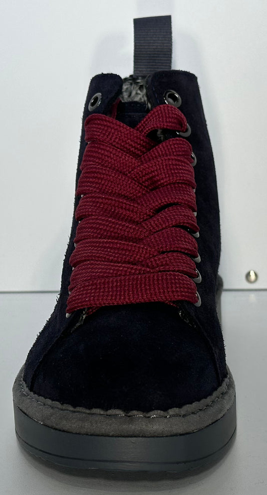 PANCHIC- ANKLE BOOT SPACE BLUE BIKING RED