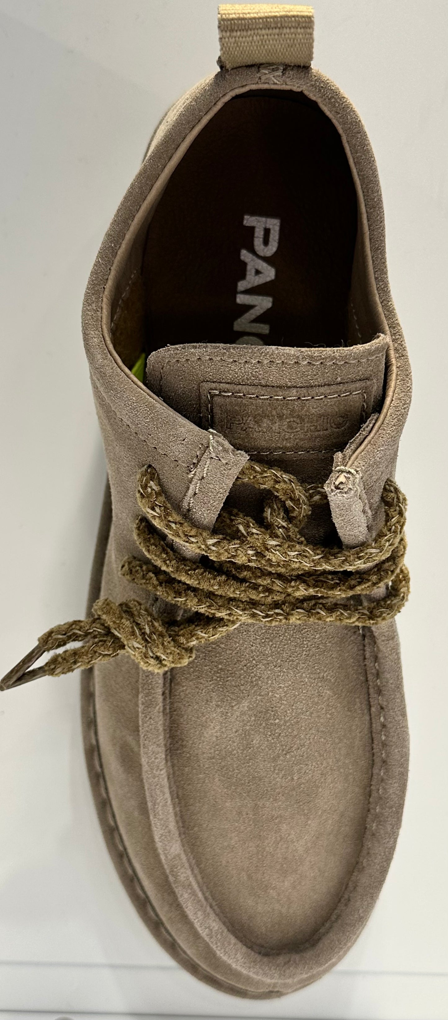 PANCHIC- LACE UP-SHOE SUEDE WALNUT