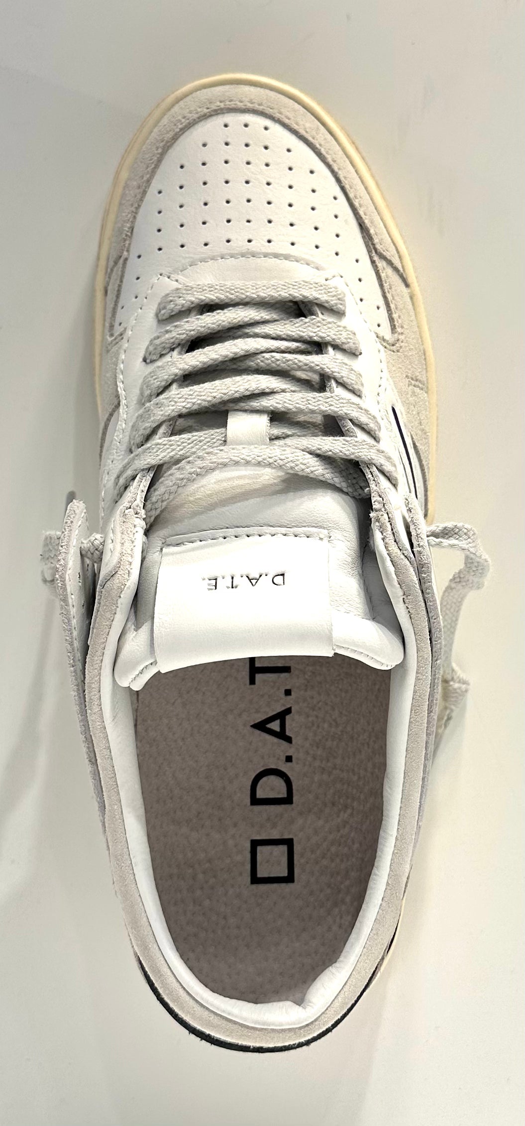 D.A.T.E. Torneo Vintage Calf White-Blue