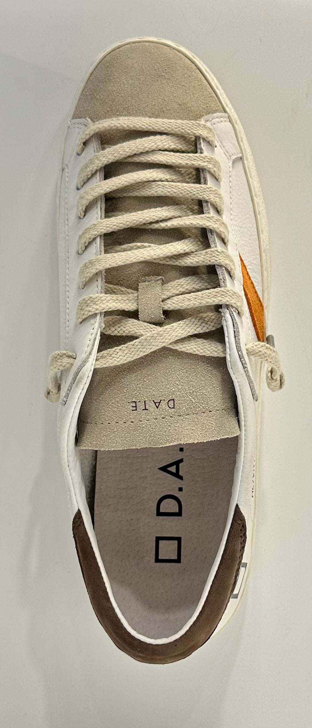 D.A.T.E. Hillow Vintage Calf White-T.Moro