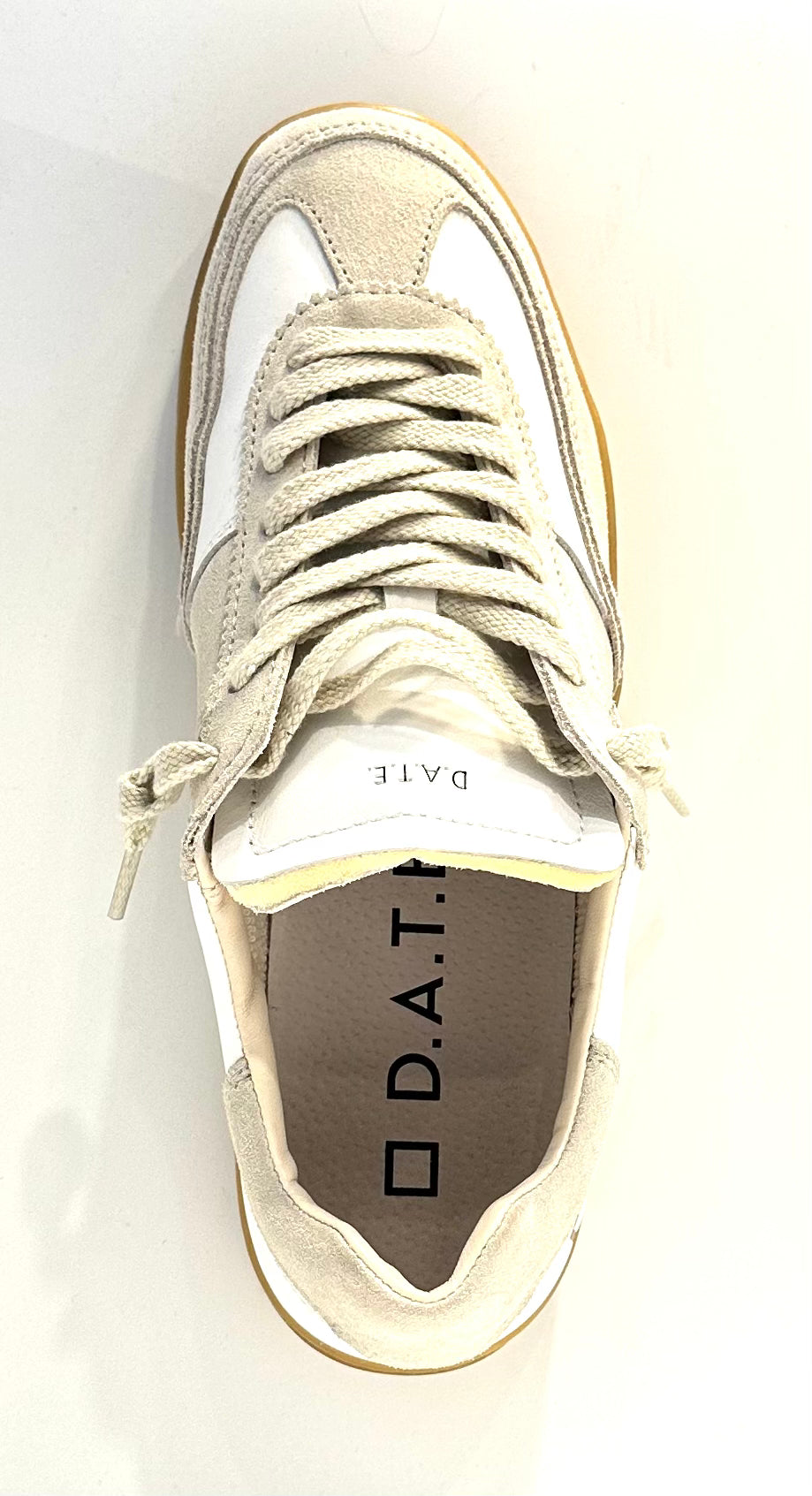 D.A.T.E. Sporty Calf White