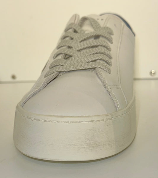 D.A.T.E. Hillow Calf White-Bluette