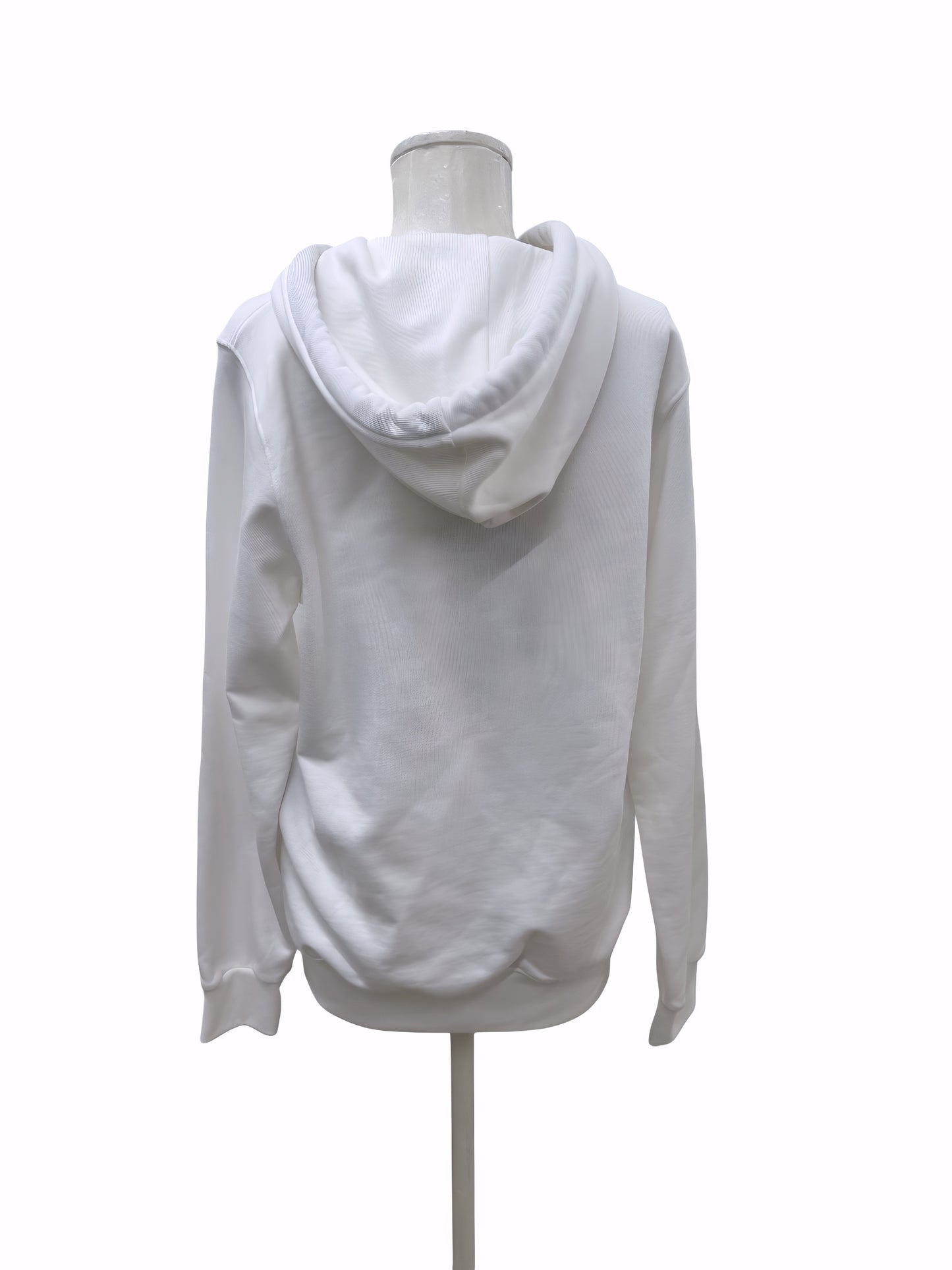 Disclaimer felpa con cappuccio – Stampa Montagne Street Art Bianco Unisex