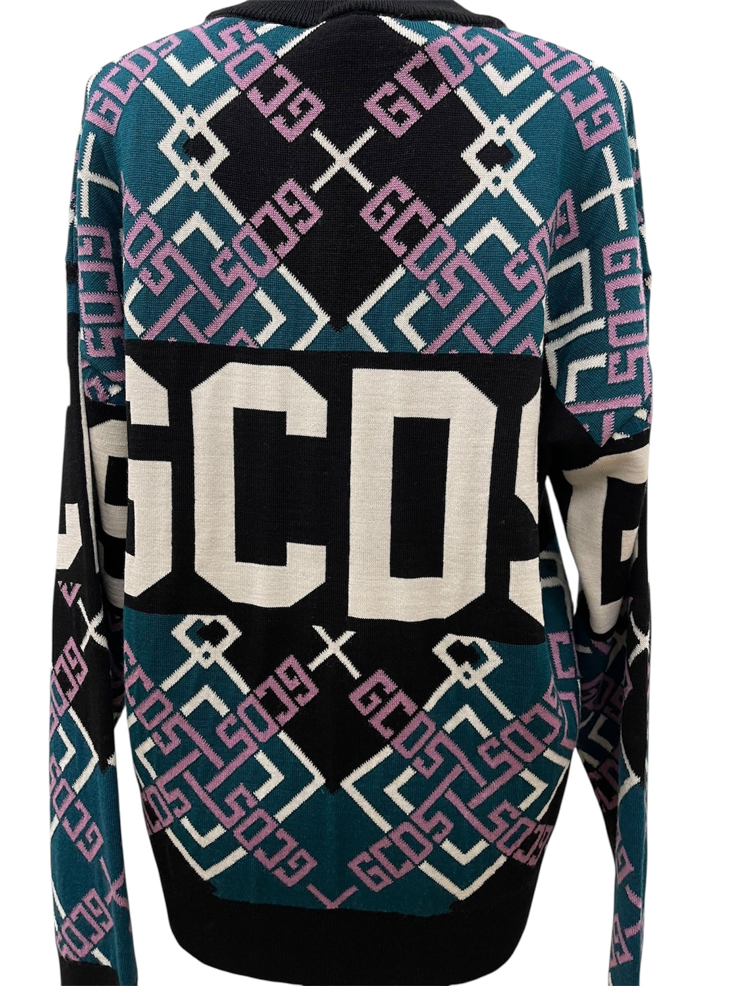 GCDS Maglione Multicolor con logo