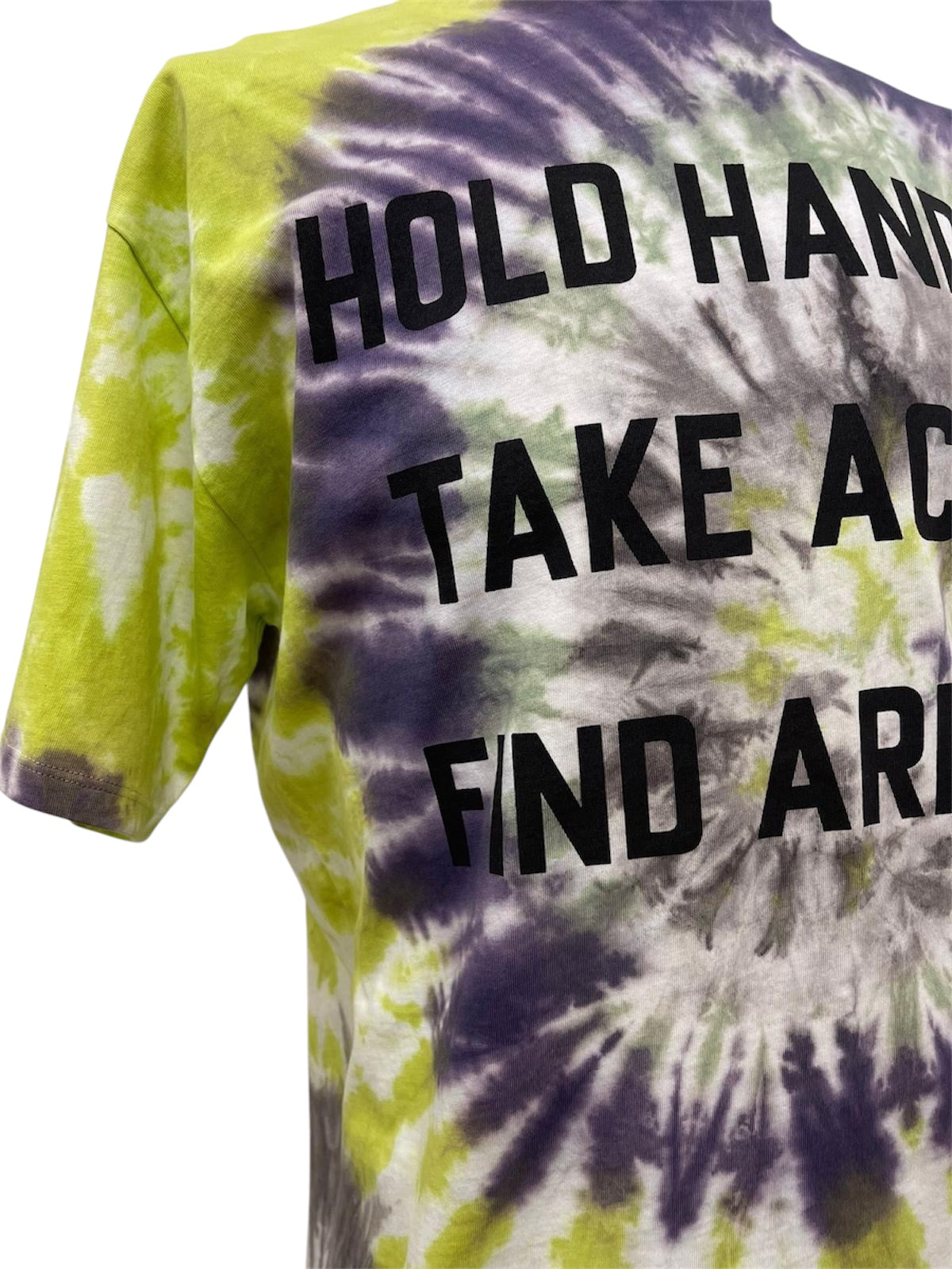 Aries T-shirt Multicolor “Hold Hands Take Acid Find Aries”