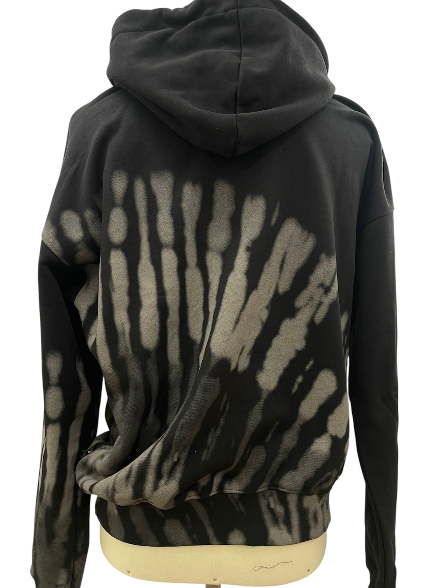 Comme des Fuckdown - Felpa hoodie Tie-Dye Nero/Beige