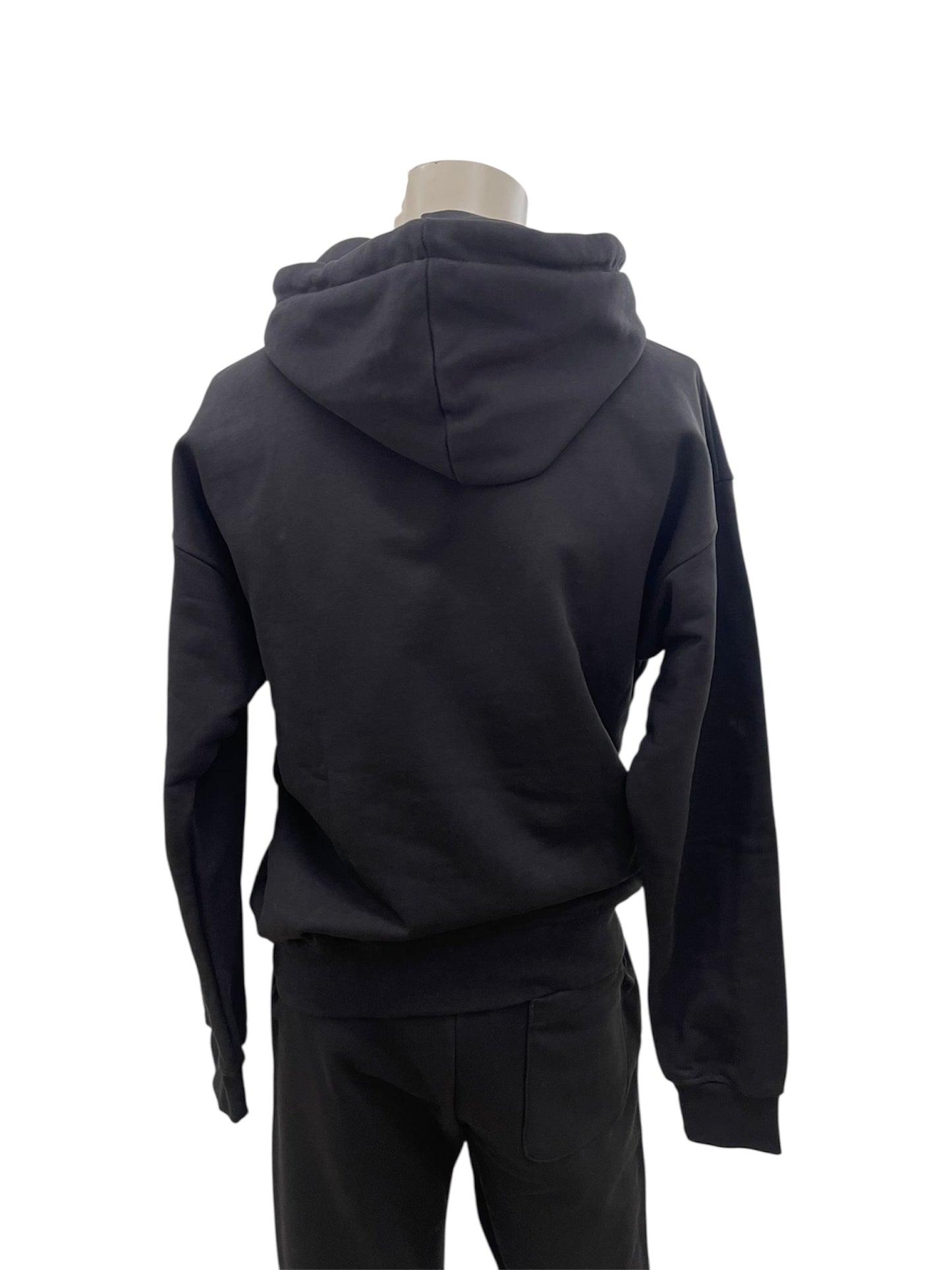 Comme des Fuckdown - Felpa Hoodie Nera con Stampa “Balaclava”