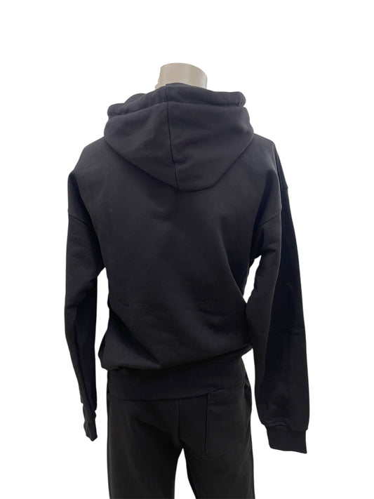 Comme des Fuckdown - Felpa Hoodie Nera con Stampa “Balaclava”