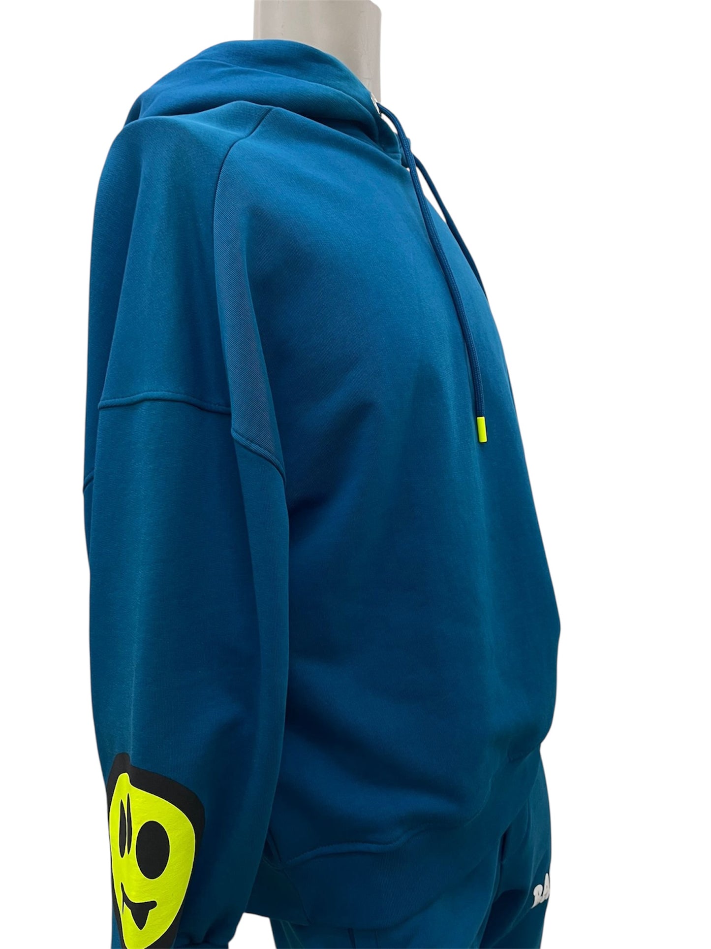 Barrow felpa azzurra con smiley