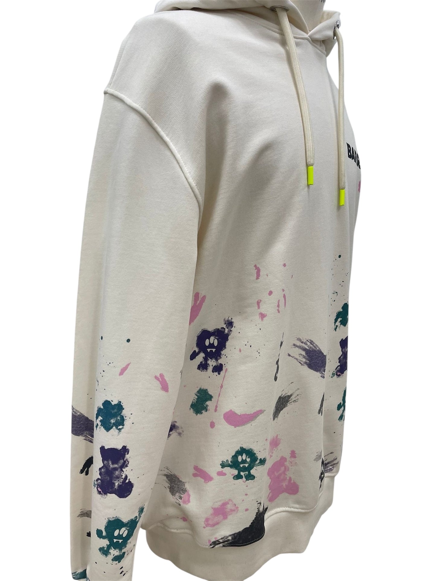 Barrow felpa con cappuccio bianca multicolor “Enjoy Your Trip”