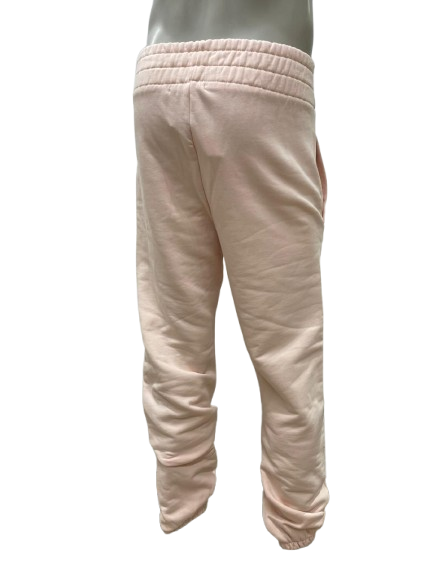 HINNOMINATE Joggers Rosa Pastello con Logo Stampato a Vita Alta