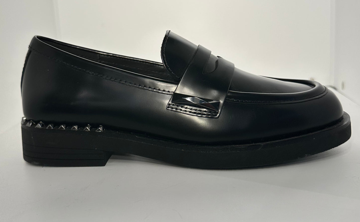 ASH - Mocassino Whisper Studs Black