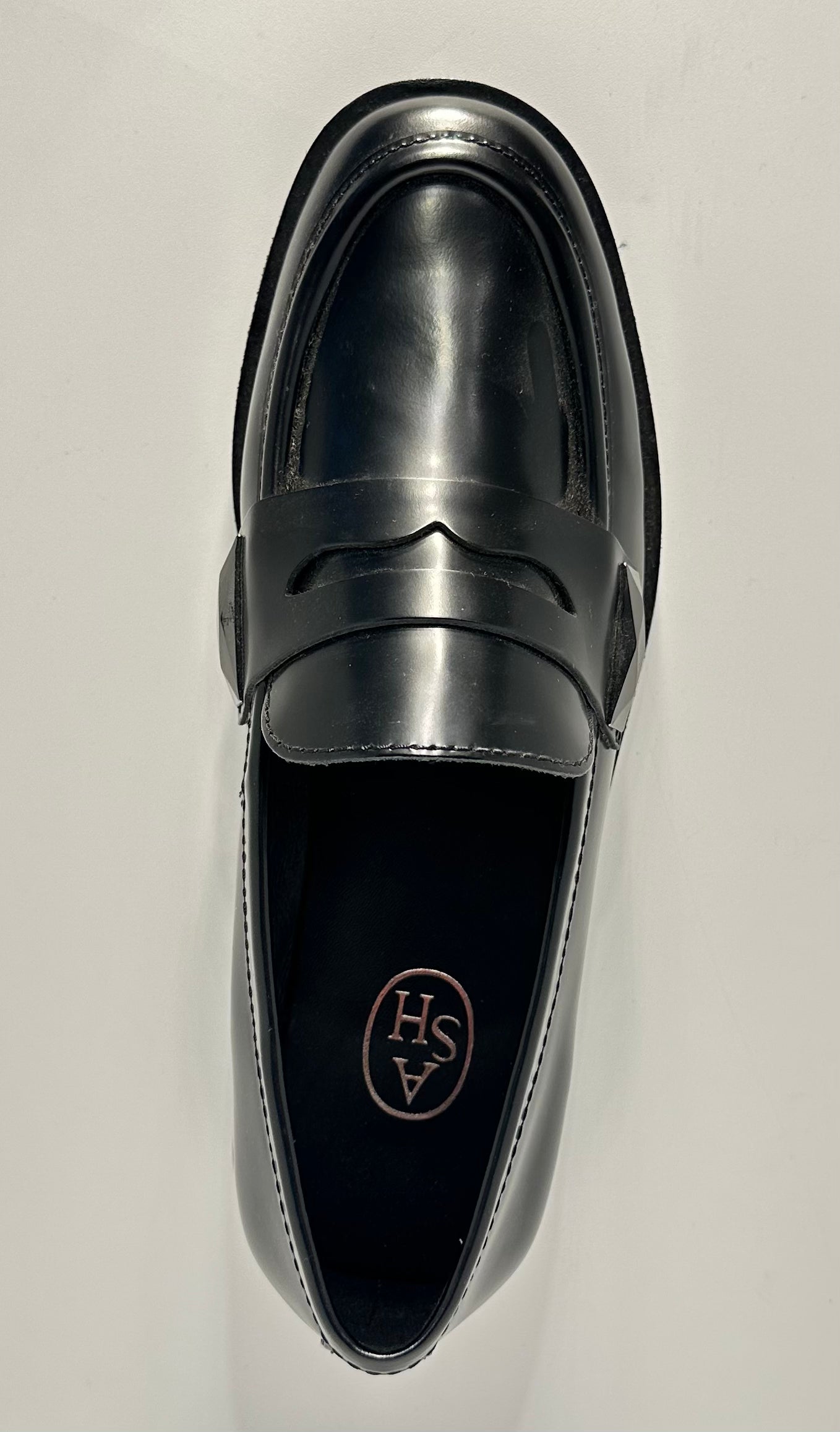 ASH - Mocassino Whisper Studs Black