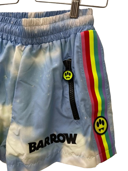 Barrow Shorts Uomo “Smiley Rainbow” con Bande Colorate