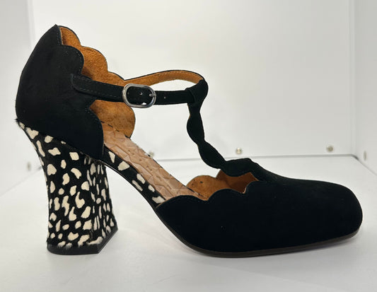 Chie Mihara -  Faga Negro T80 camoscio nero