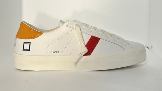 D.A.T.E. Hillow Calf White-Orange