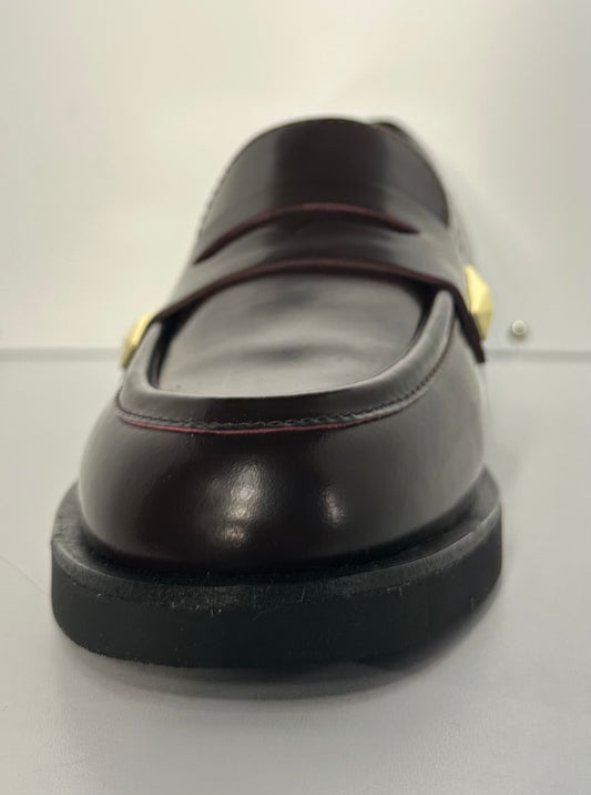 ASH - Mocassino Studs Bordeaux