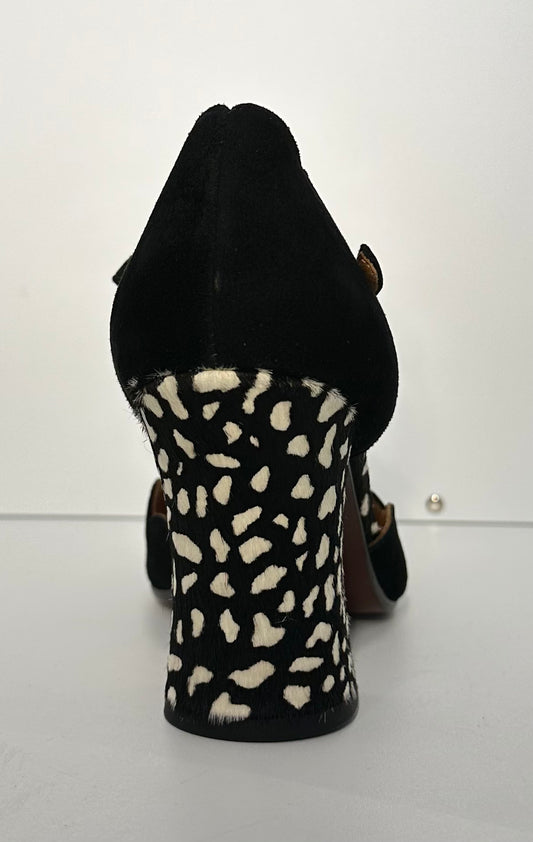 Chie Mihara -  Faga Negro T80 camoscio nero