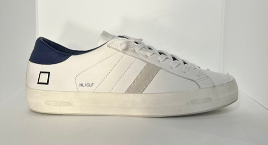 D.A.T.E. Hillow Calf White-Blue