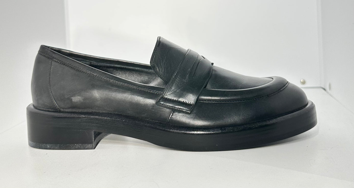 Duccio del Duca - Mocassino Vitellino Nero