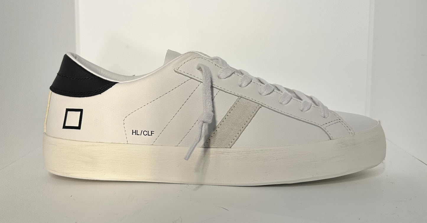 D.A.T.E. Hillow Calf White-Black