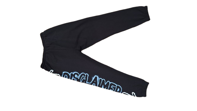 Disclaimer pantalone tuta con scritta