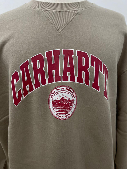 Carhartt felpa con logo grande