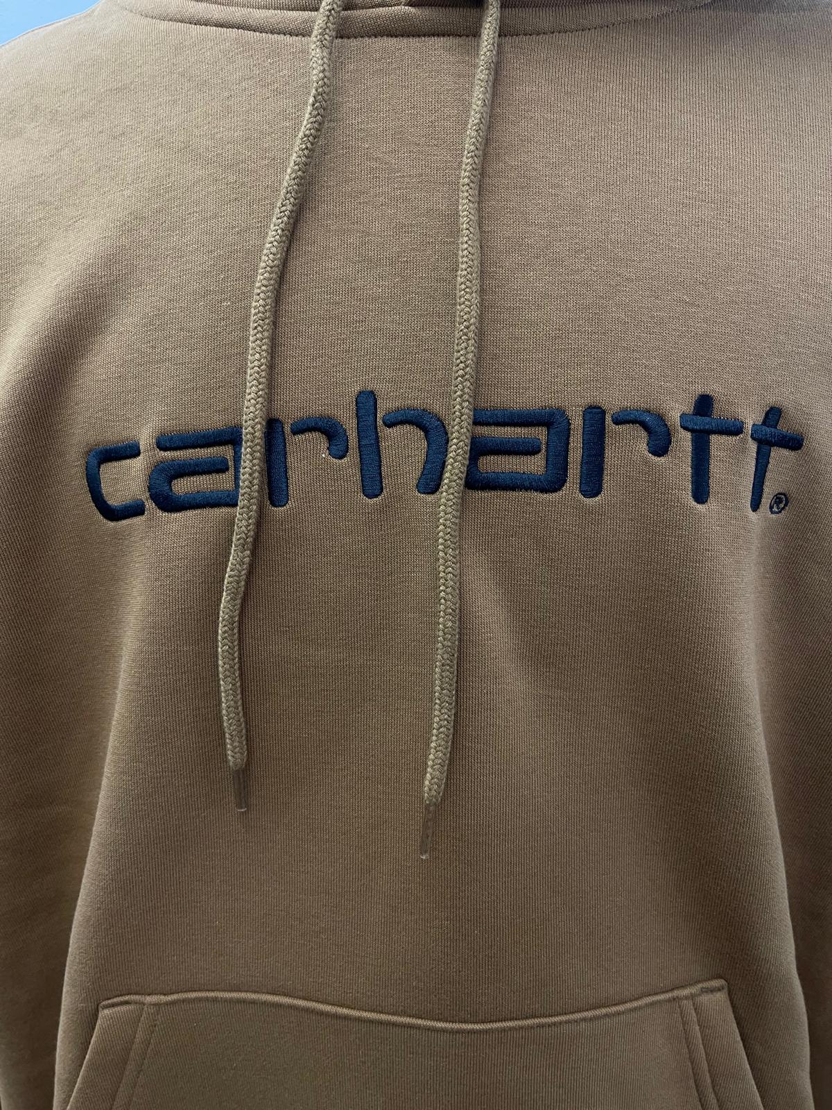 Carhartt felpa con cappuccio e logo ricamato