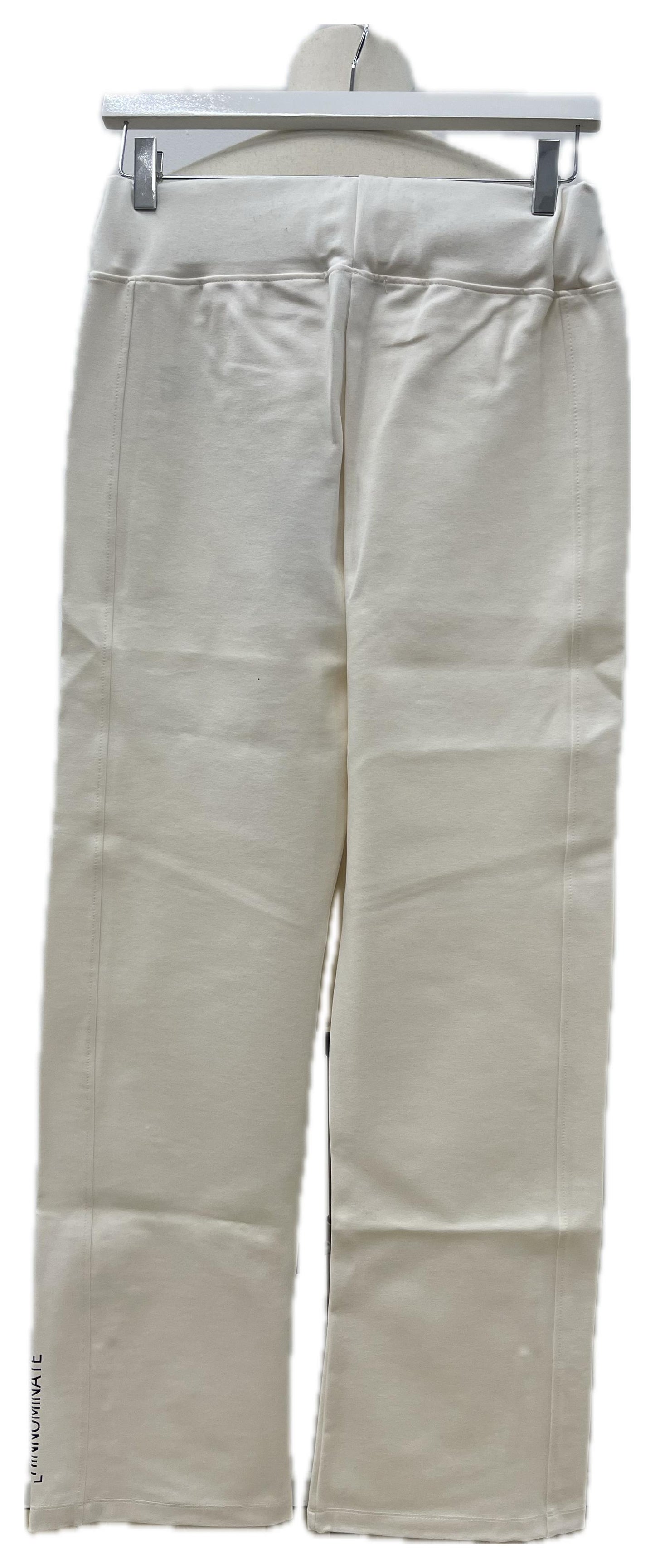 HINNOMINATE Leggings bianchi con apertura in fondo