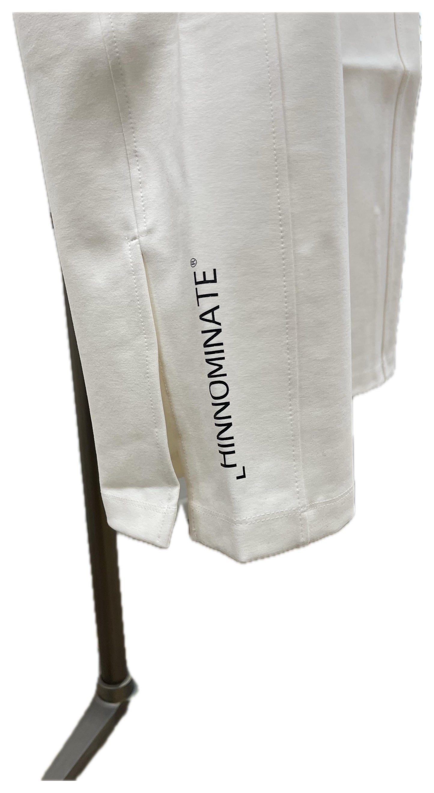 HINNOMINATE Leggings bianchi con apertura in fondo