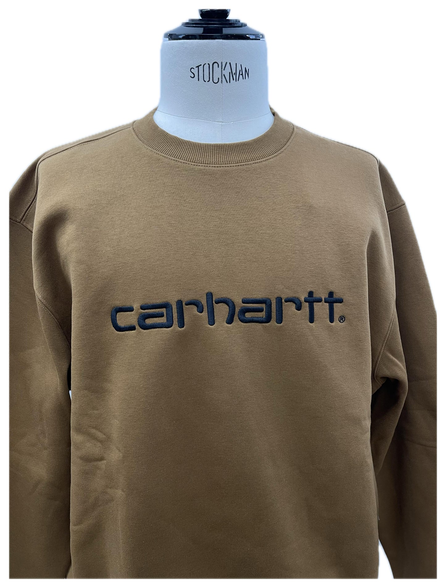 Carhartt felpa con logo ricamato