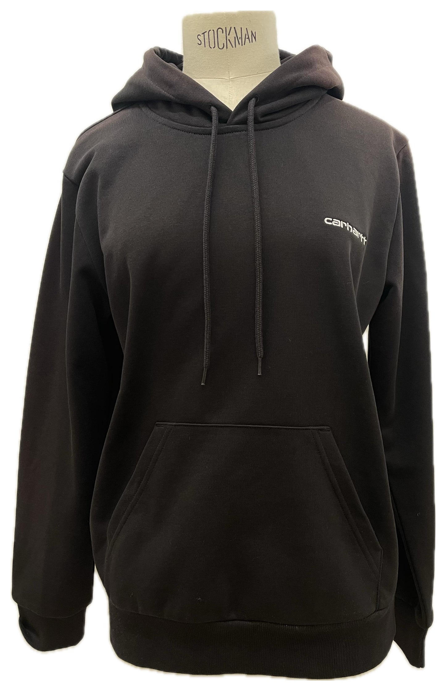 Carhartt felpa con cappuccio e logo effetto slavato