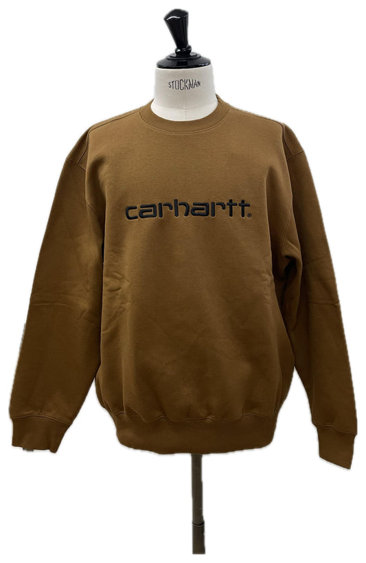 Carhartt felpa con logo ricamato