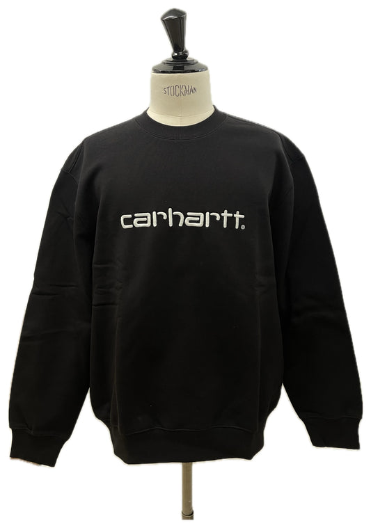 Carhartt felpa con logo ricamato