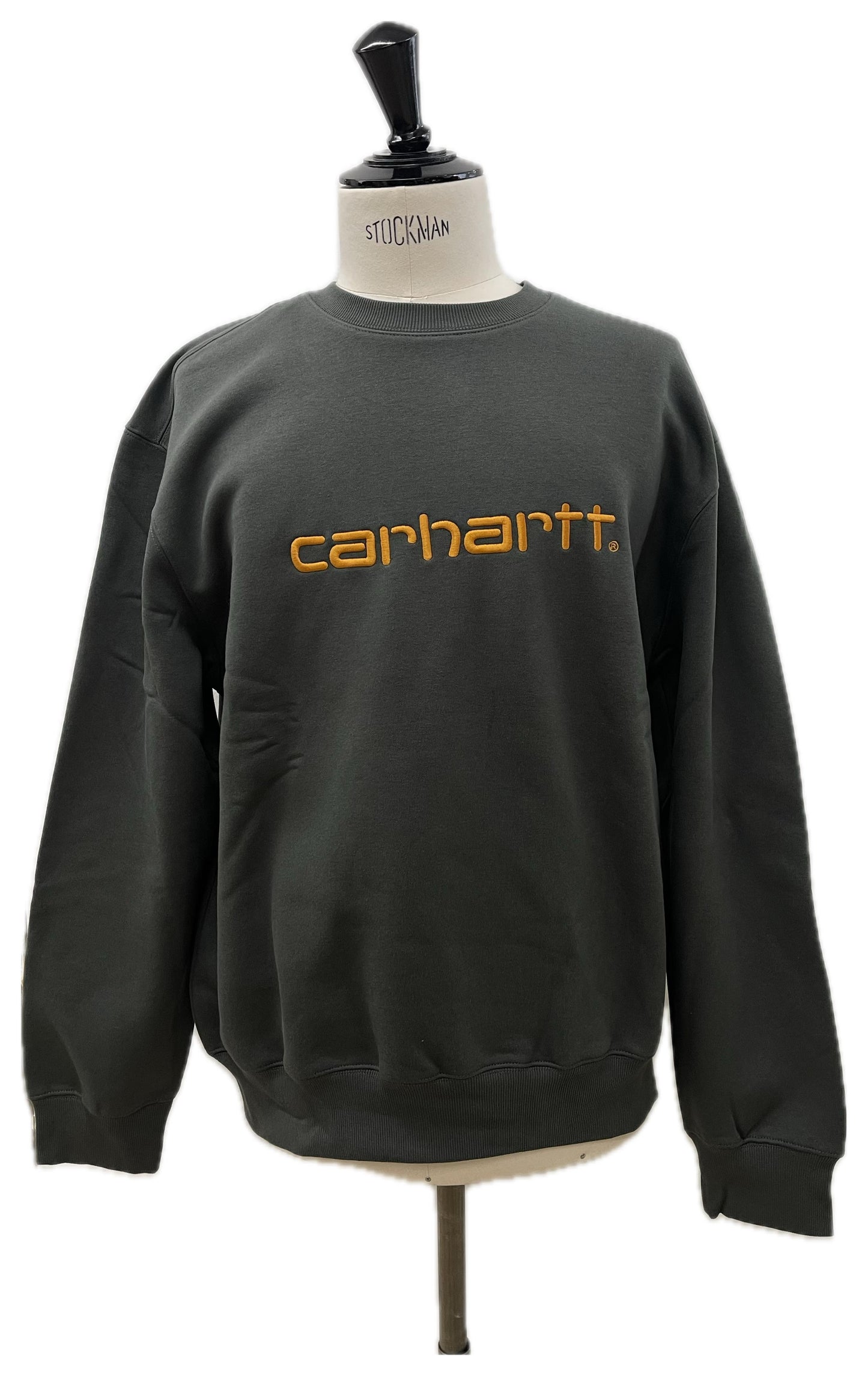 Carhartt felpa con logo ricamato petto
