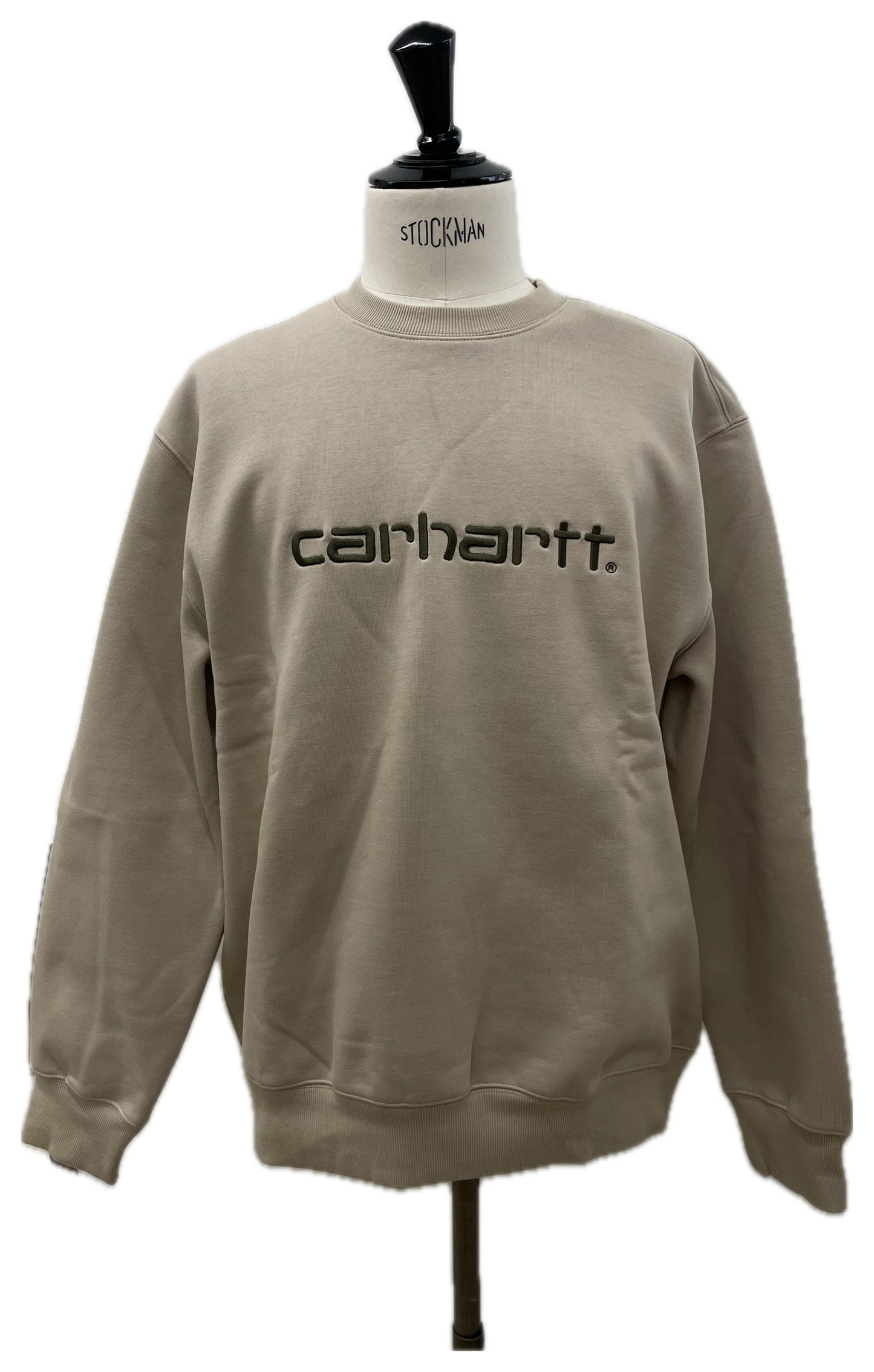 Carhartt felpa con logo petto ricamato